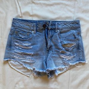 American Eagle Outfitters High Waisted Denim Shorts